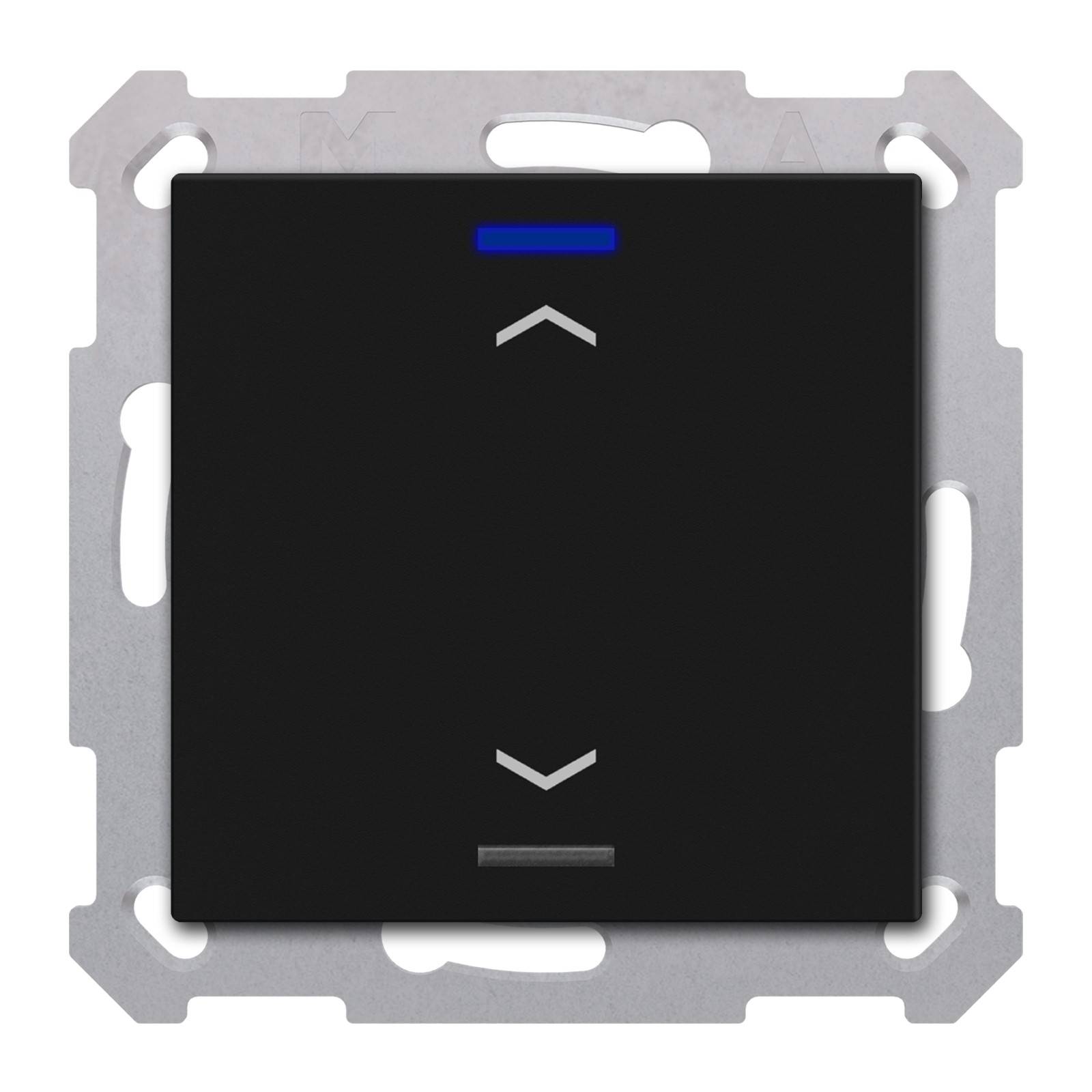 1St. MDT BE-TAL550106.A1 KNX Taster Light 55 1-fach, RGBW, Schwar-0