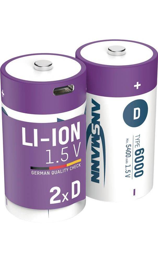 ANSMANN Akkuzelle 1,5 V 5400 mAh-0