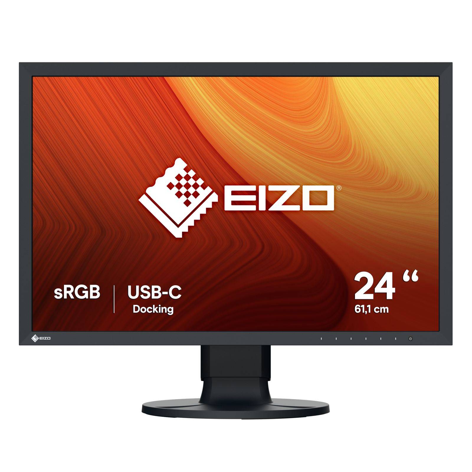 EIZO 61.1cm (24,1") CS2400R 16:10 HDMI+DP+USB-C IPS black retail-0