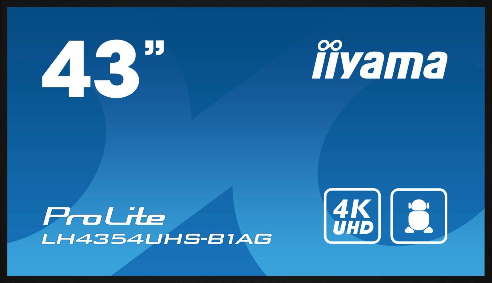 iiyama ProLite LH4354UHS-B1AG 43" 16:9 4K 24/7 IPS Display schwarz-1