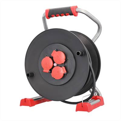 BACHMANN Profi-Kabeltrommel 3xCEE7/3 H07RN-F 3G1,5mm² 40,0m CEE7/7-0
