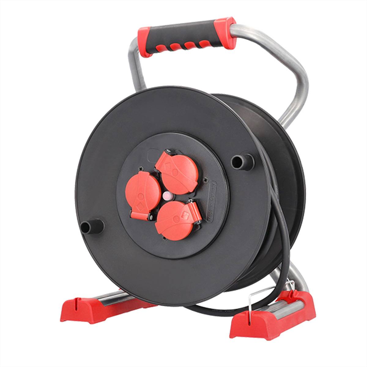 BACHMANN Profi-Kabeltrommel 3xCEE7/3 H07RN-F 3G1,5mm² 25,0m CEE7/7-0