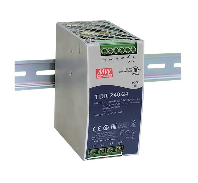 Mean Well TDR-240-48 Hutschienennetzteil DIN Rail 340-550VAC 48V 5A-0