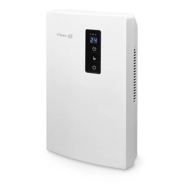 Clean Air Optima CA-703W - Luftentfeuchter und Luftreiniger - Geeignet bis 10m²/25m³ (Schwarz)