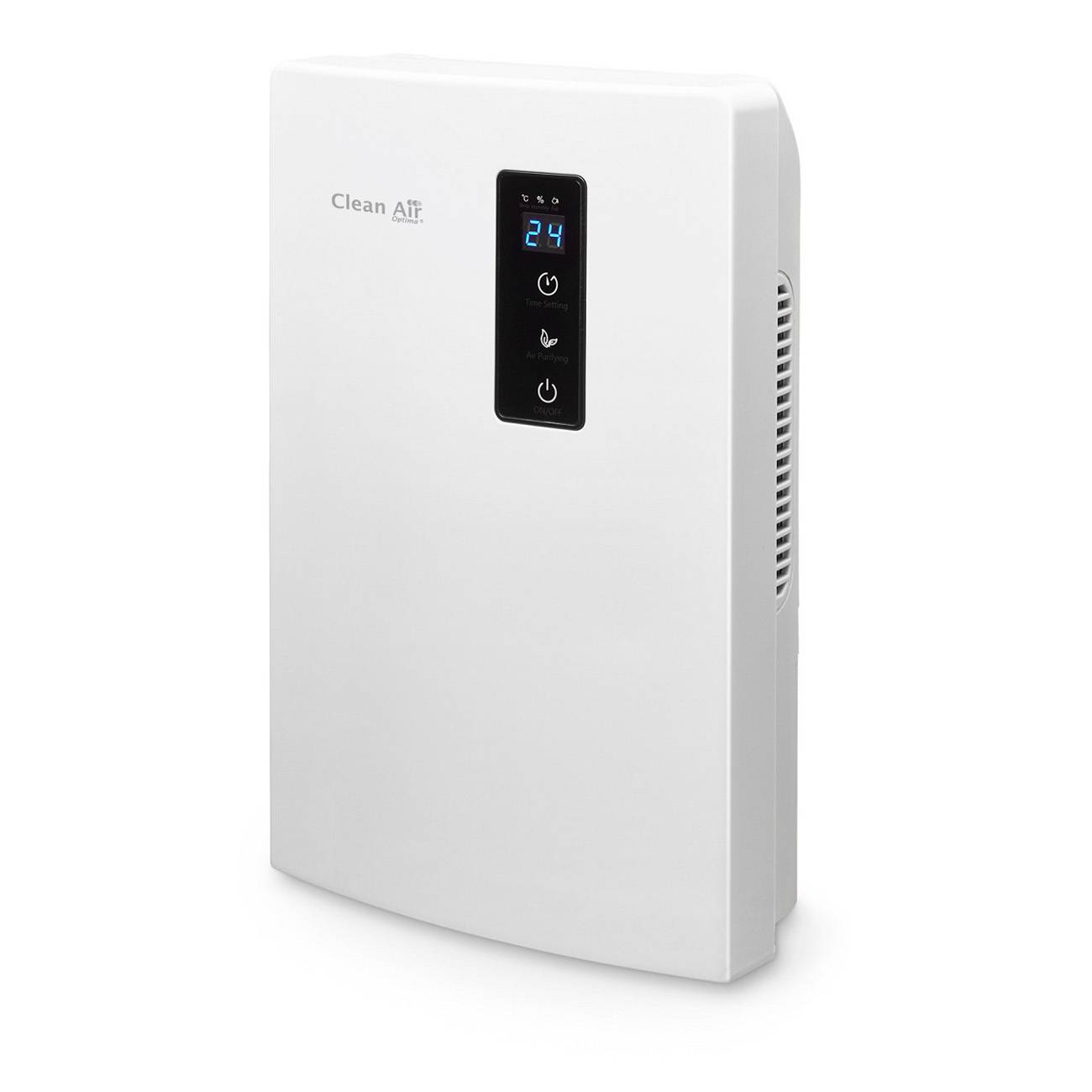 Clean Air Optima CA-703W - Luftentfeuchter und Luftreiniger - Geeignet bis 10m²/25m³ (Schwarz)-0