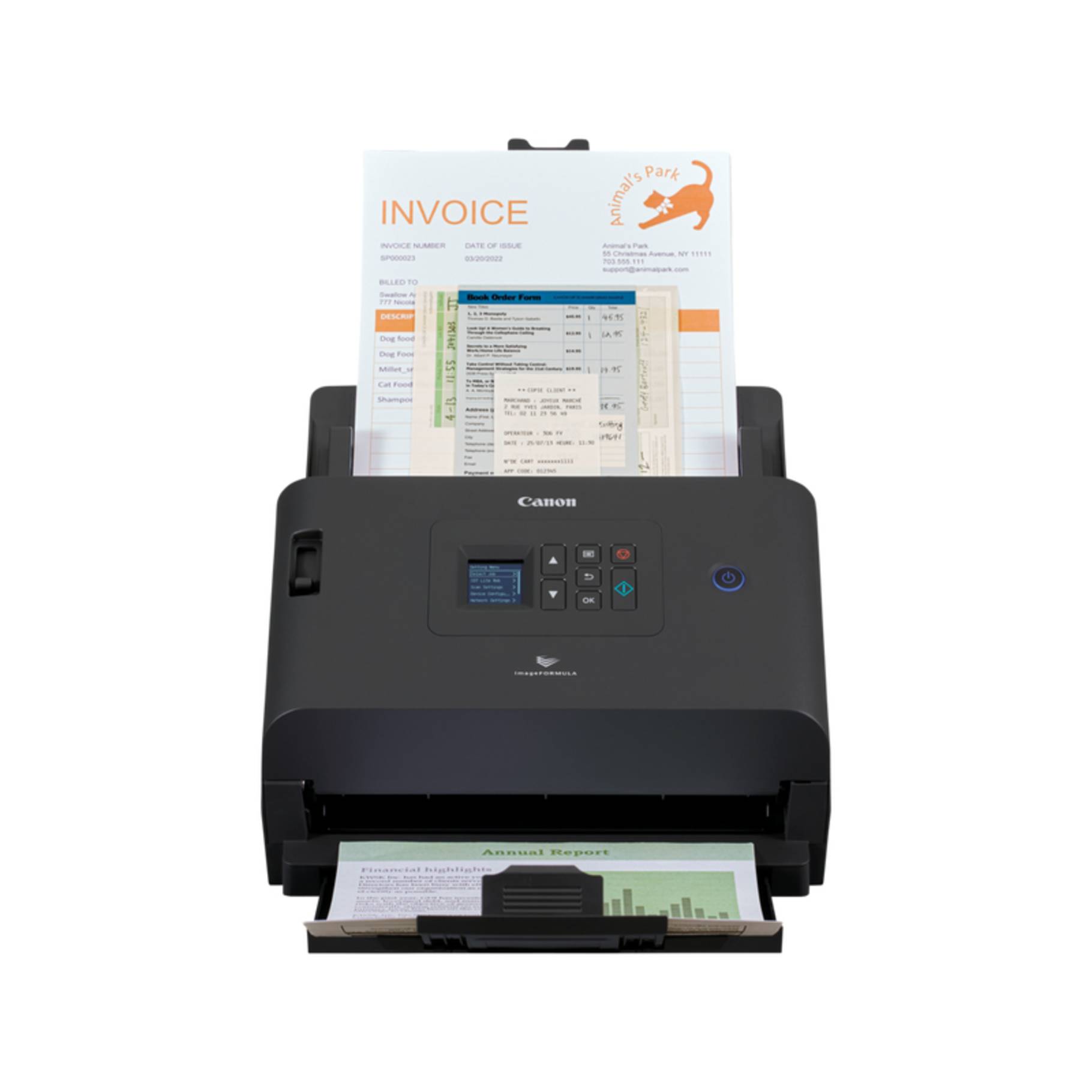 Canon imageFORMULA DR-S250N - Dokumentenscanner - Contact Image Sensor (CIS) - D-1