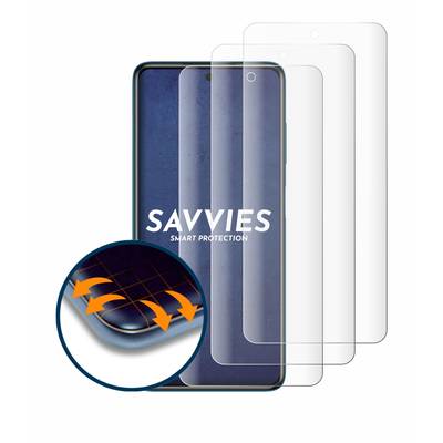 4x Savvies Flex Full-Cover Schutzfolie für Xiaomi Poco X3 Pro Full-Screen  3D Curved Transparent kaufen