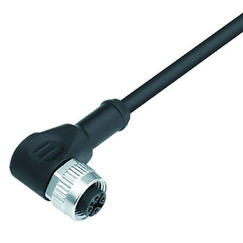 Binder 7734270000500050200 Sensorkabel | M12 Stecker | Stecker gewinkelt | A-Code | 5 Pole | 2 Meter-0