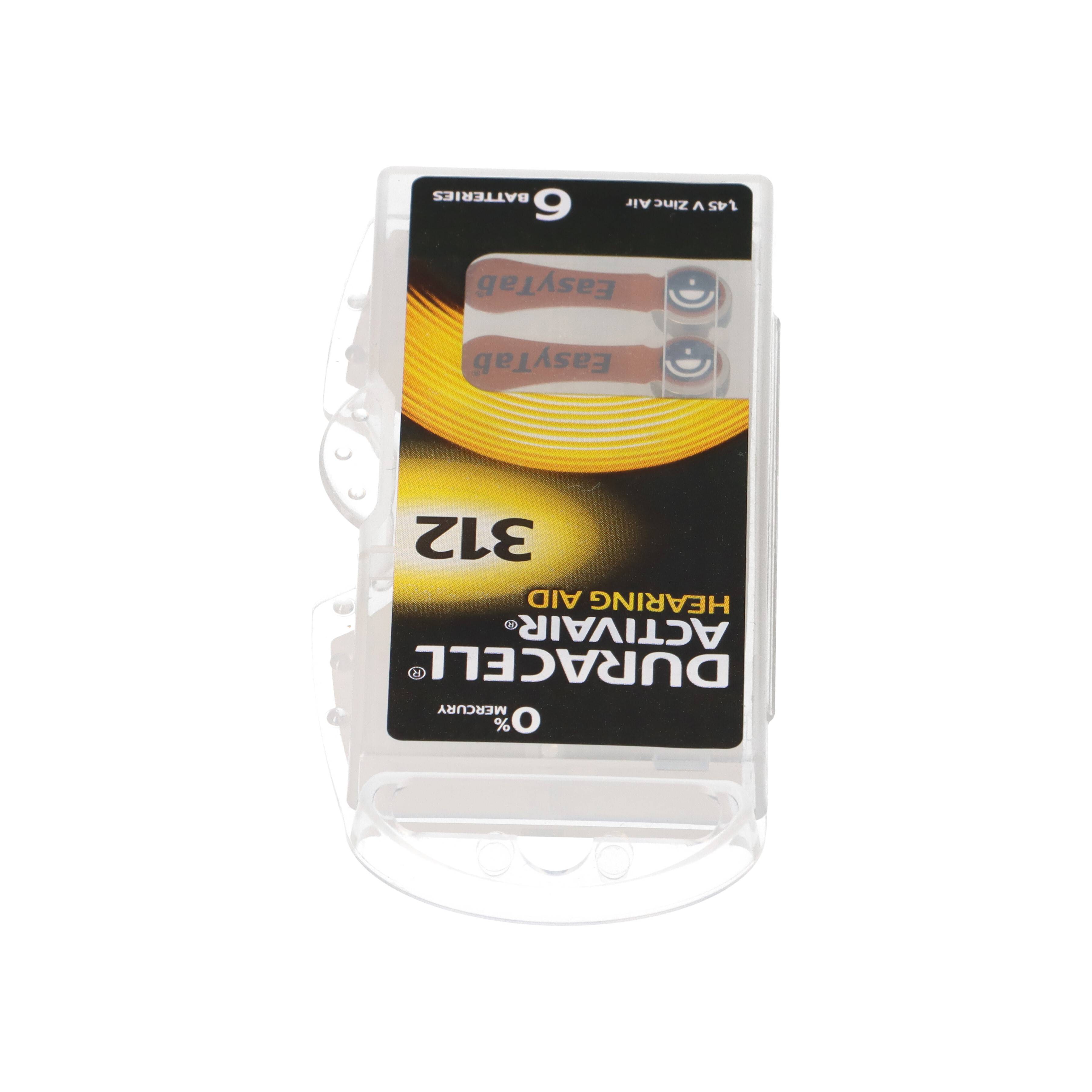 Duracell ActivAir Easy Tab 312 Hörgeräte Batterie 1,4V (6er Blister)-4