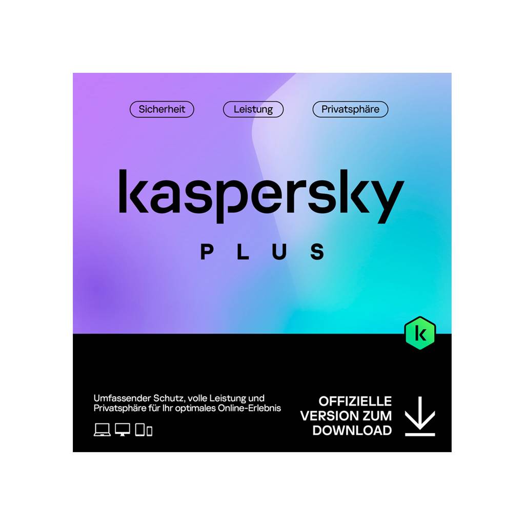 Kaspersky Plus – 3 Device, 2 Year – ESD-Download Software ESD-Lizenzen-1