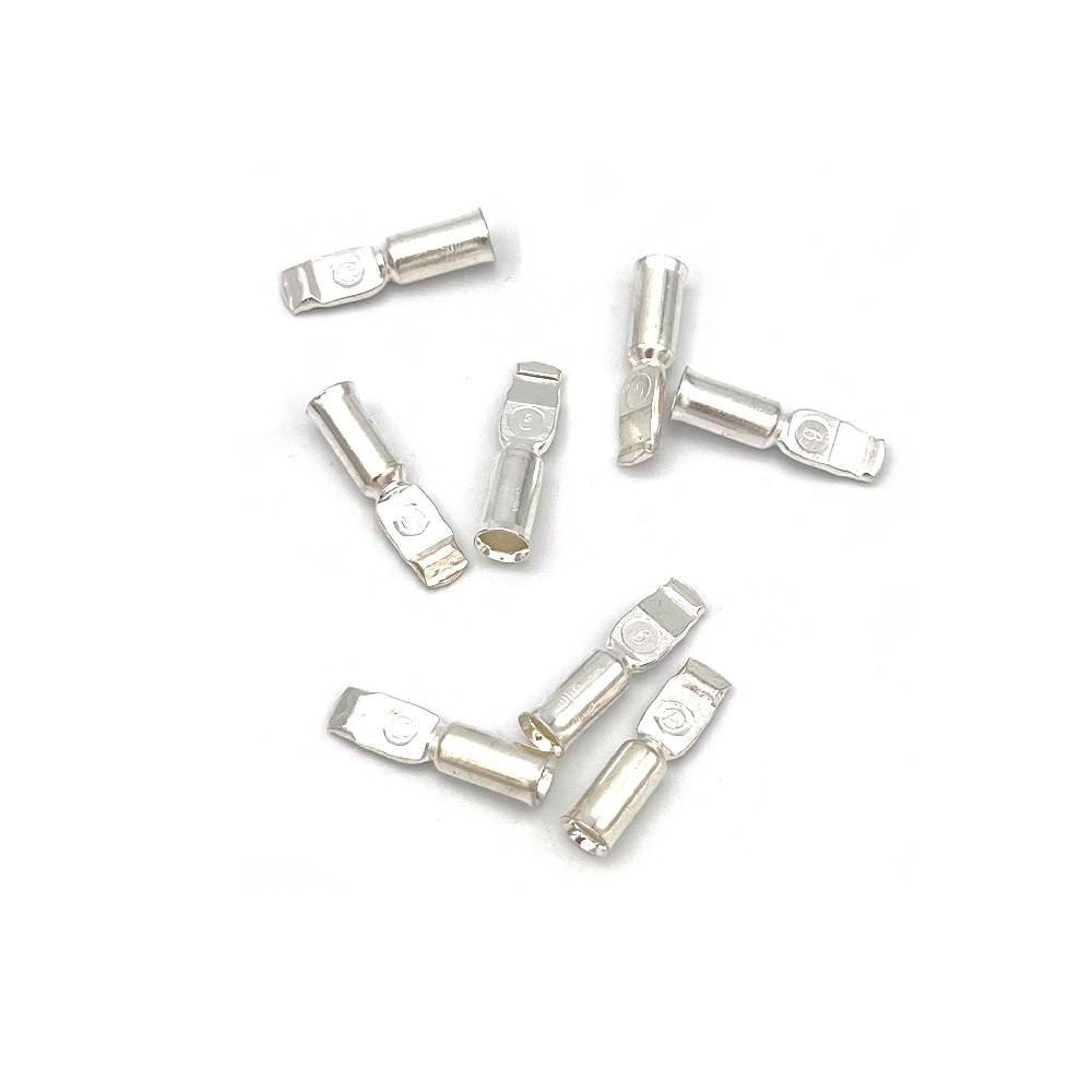 4er Set Anderson Stecker 50A max. 600V mit Staubschutzkappe Rot 6AWG-3