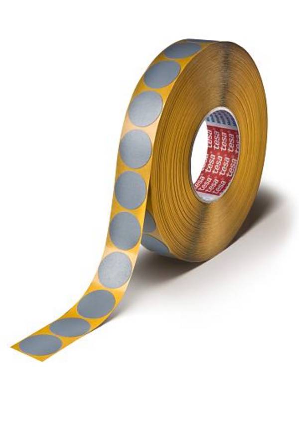 tesa 54657 Stanzteil, Ø40mm, 2000St./Rl., schwarz