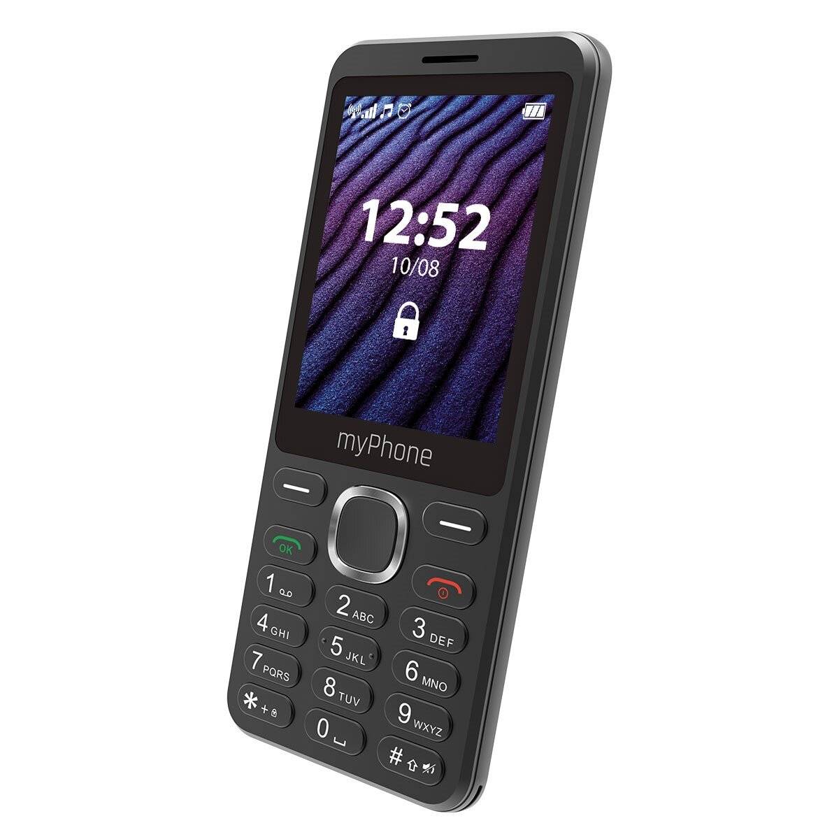 myPhone Maestro 2 Mobiltelefon 2,8"-Display, 1000 mAh, Dual Sim, 0,3 Mpx Kamera, 2G Schwarz-1
