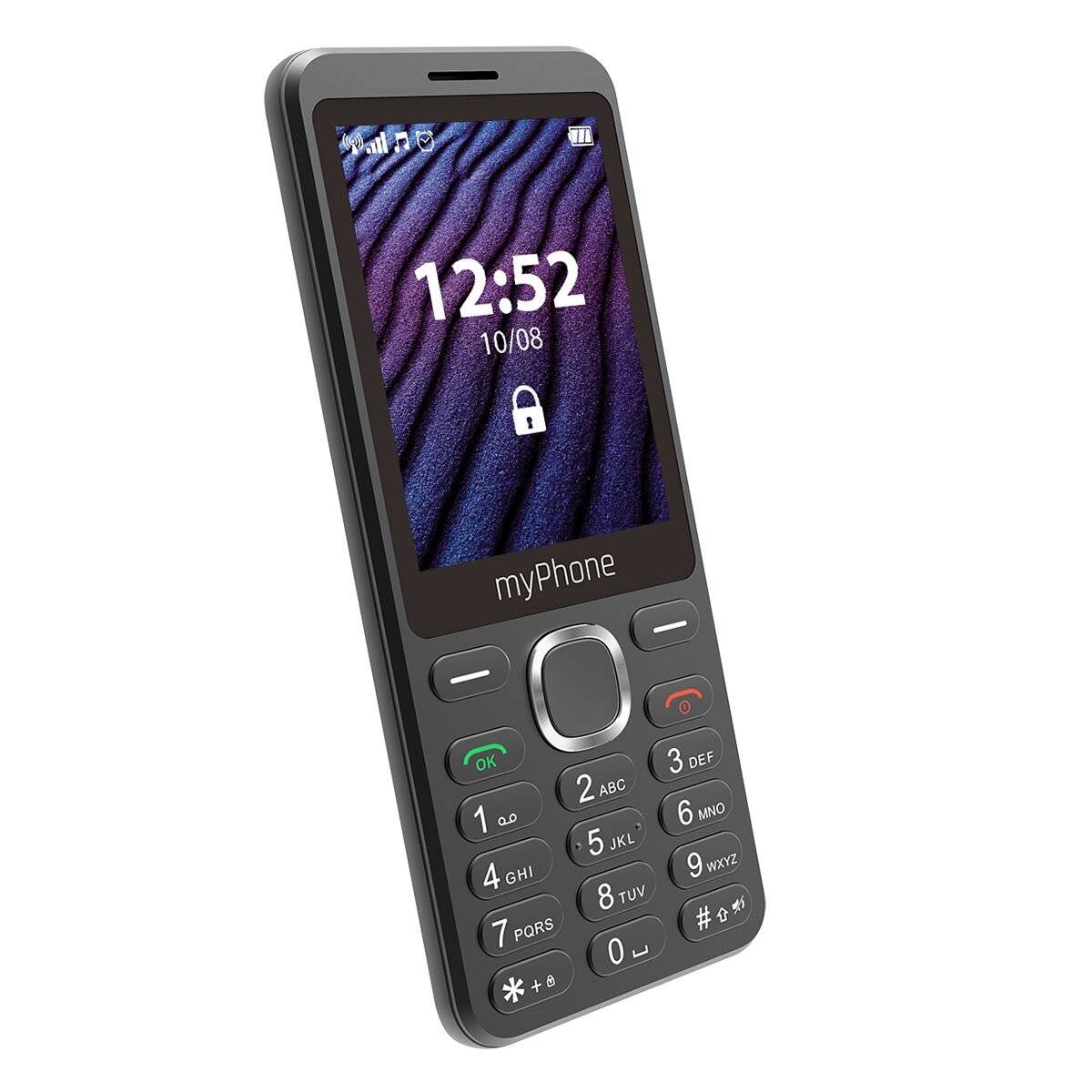myPhone Maestro 2 Mobiltelefon 2,8"-Display, 1000 mAh, Dual Sim, 0,3 Mpx Kamera, 2G Schwarz-2