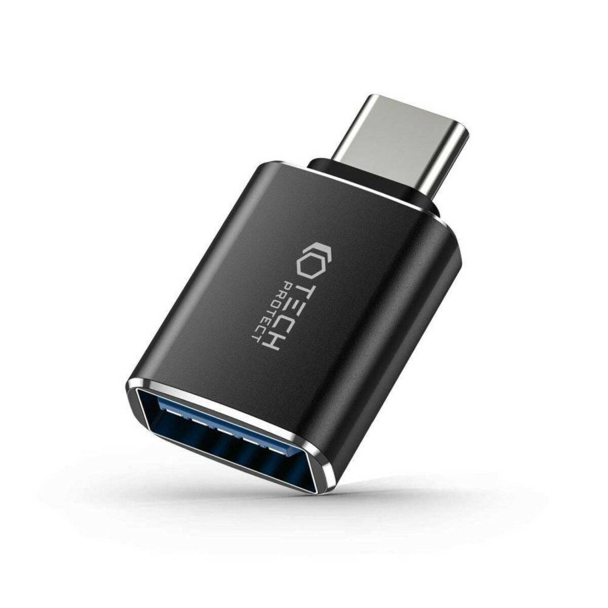 Tech-Protect Ultraboost Adapter USB-C auf USB OTG USB-Adapter mit bis zu 640 Mbps Schwarz-0
