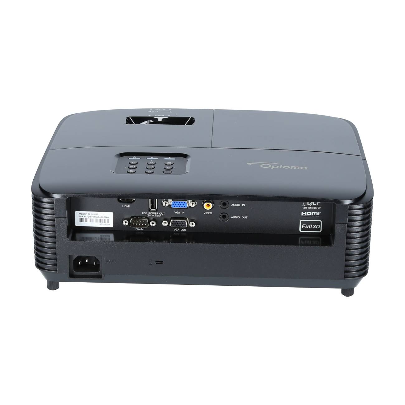 Optoma H190X Beamer, 1280 x 800 WXGA, 3900 Lumen-3