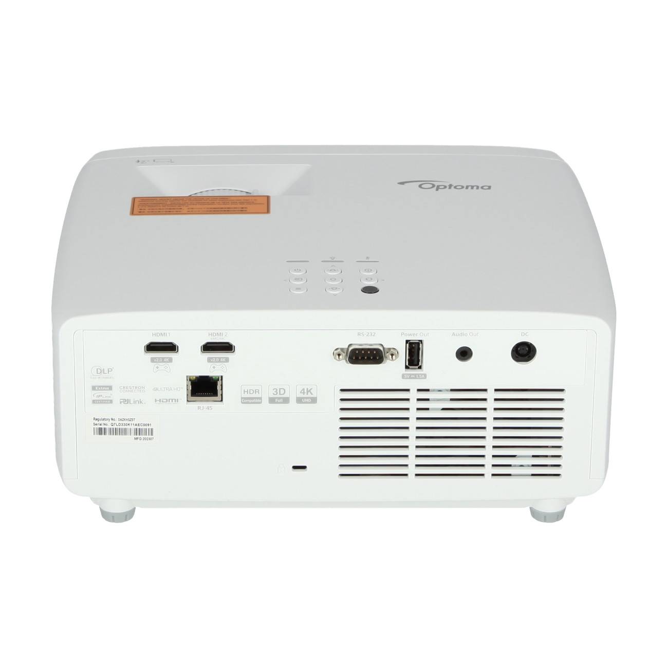 Optoma UHZ35ST Beamer, 3840 x 2160 4K UHD, 3500 Lumen-3