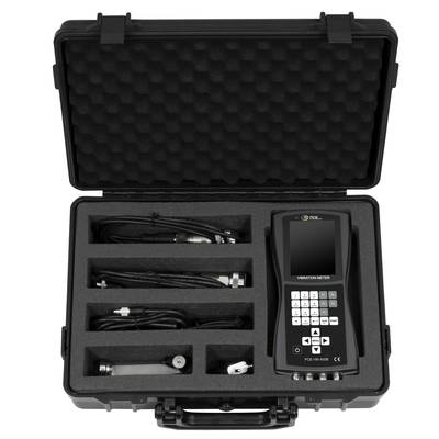 PCE Instruments Vibrationsmessgerät PCE-VM 400B |4-Kanal |m/s²| mm/s |µm |U/min |ISO10816 |Auswuchtfunktion |2 Sensoren-6