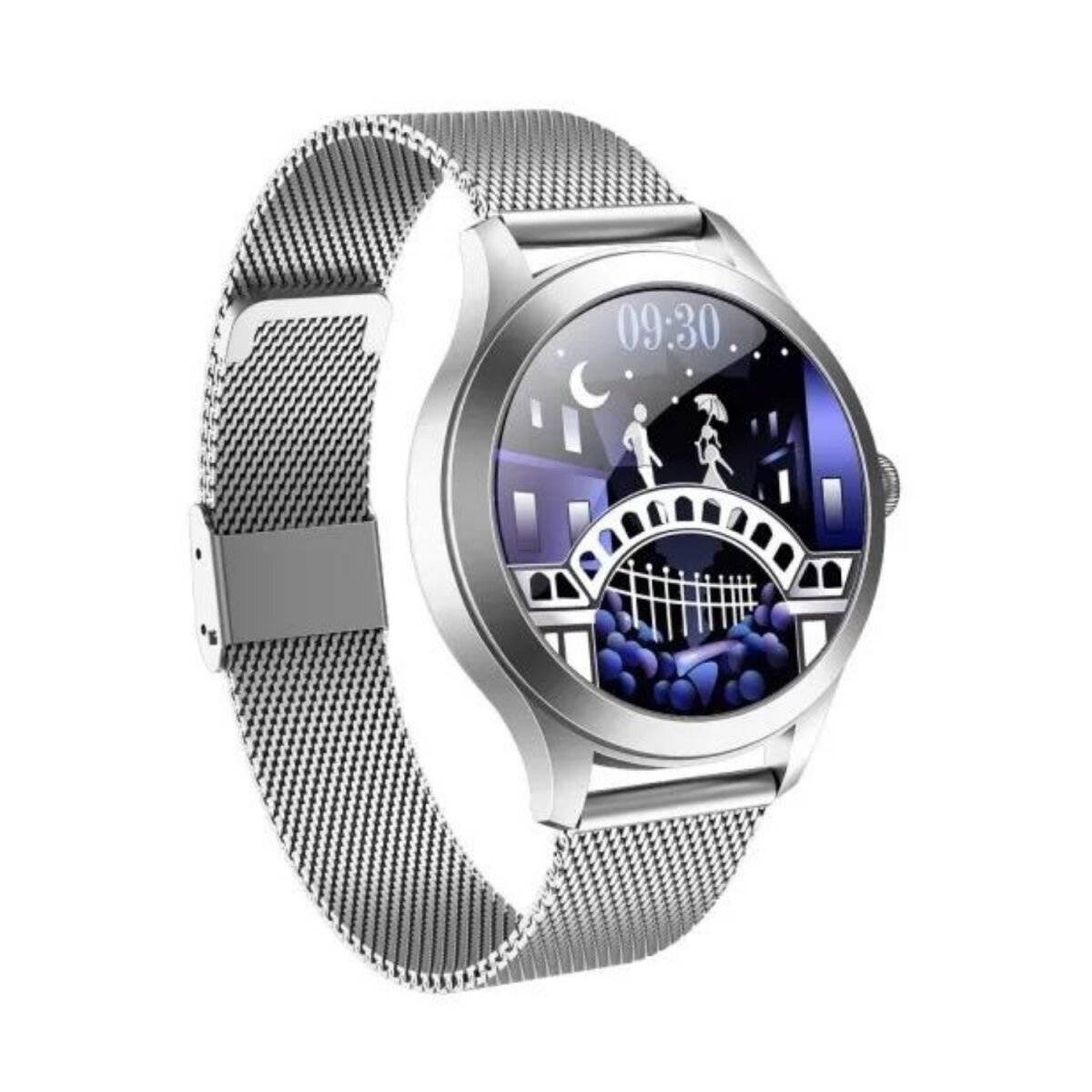 FW42 Silver/Gold Maxcom VitalFlow Pro Smartwatch Silber-1