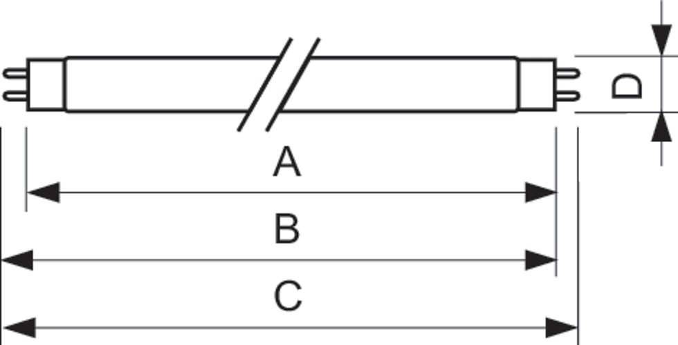 Philips Lighting Leuchtstofflampe 36W Schwarzlicht TL-D 36W/108-2