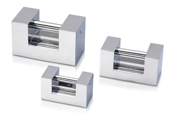 BOSCHE Wägetechnik M1 Blockgewicht 5 kg, Edelstahl, stapelbar