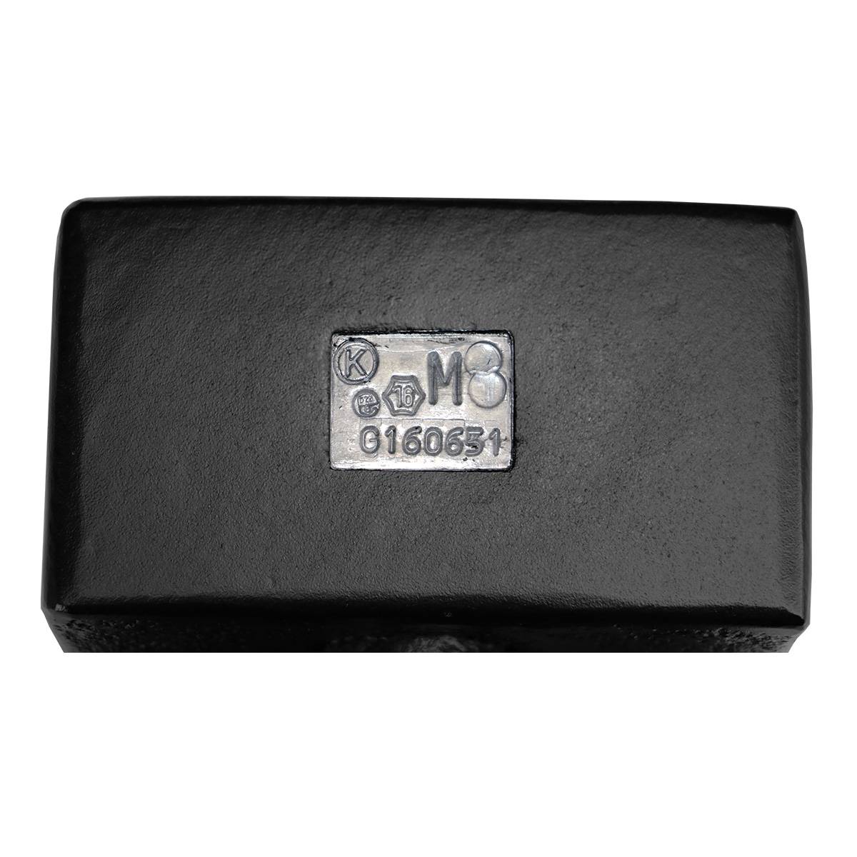 BOSCHE Wägetechnik M1 Blockgewicht 10 kg, Gusseisen pulverbeschichtet schwarz, stapelbar-1