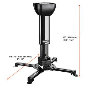 celexon Beamer-Deckenhalterung universal MultiCel 3040 Pro - schwarz-4