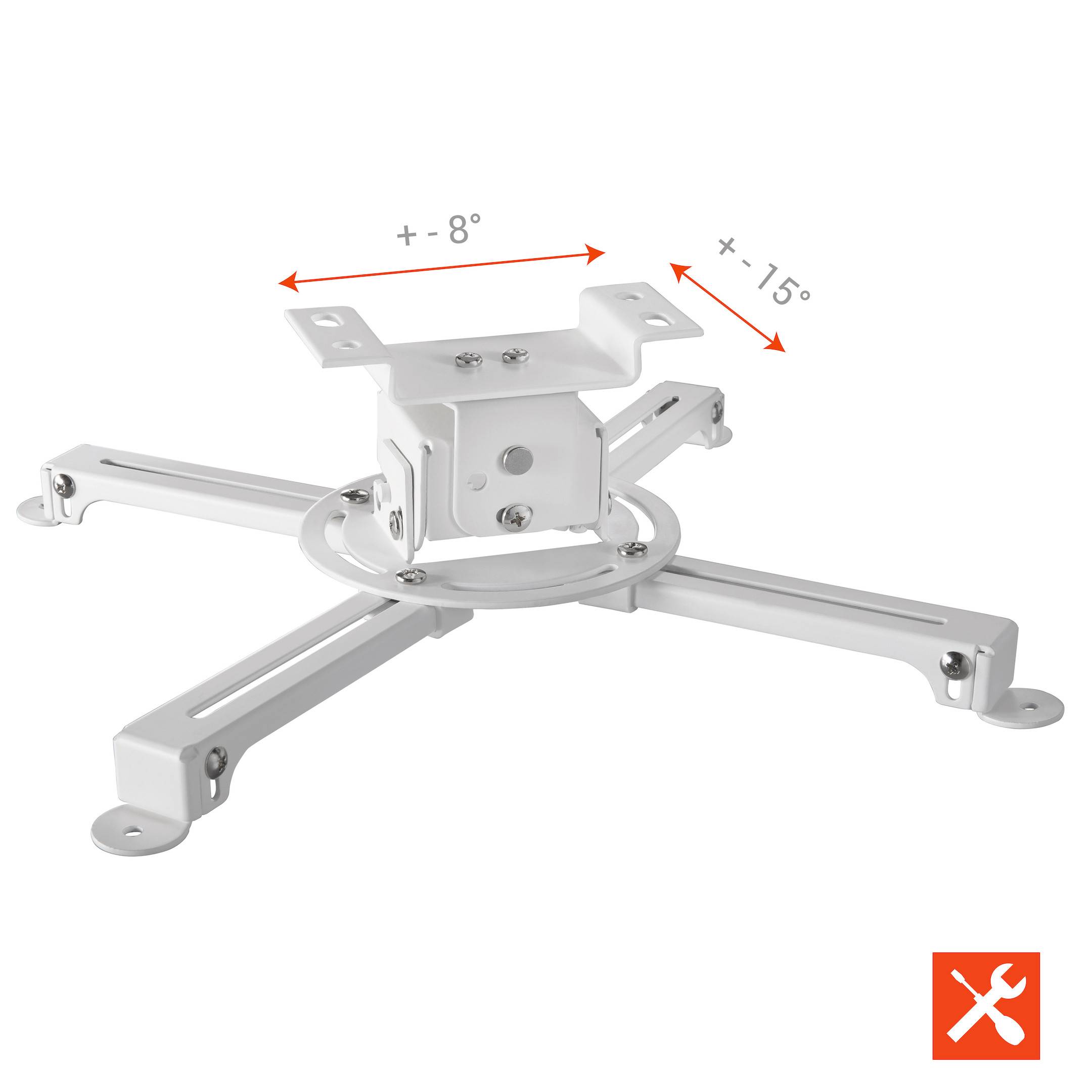 celexon Deckenhalterung universal MultiCel 1000 Pro - weiß-1