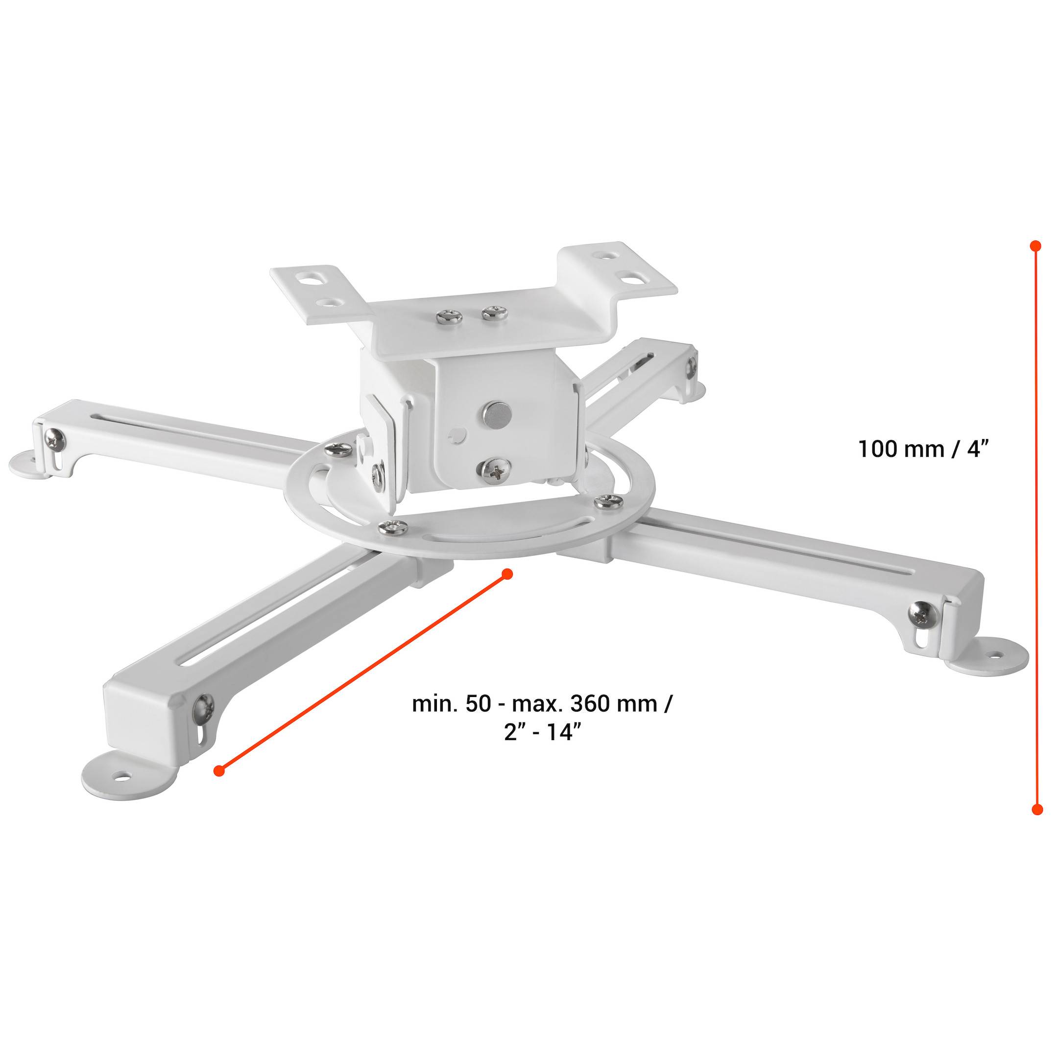 celexon Deckenhalterung universal MultiCel 1000 Pro - weiß-3