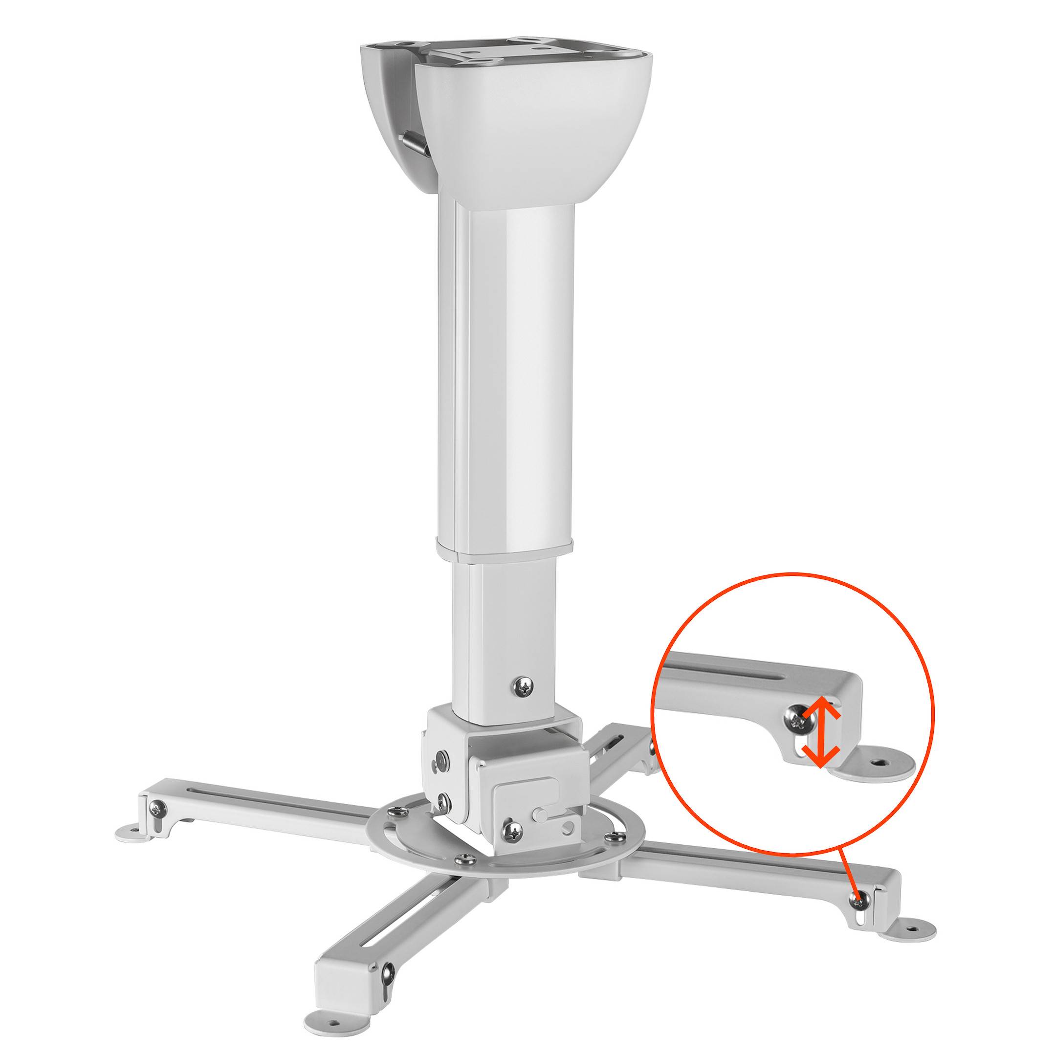 celexon Deckenhalterung universal MultiCel 3040 Pro - weiß-3