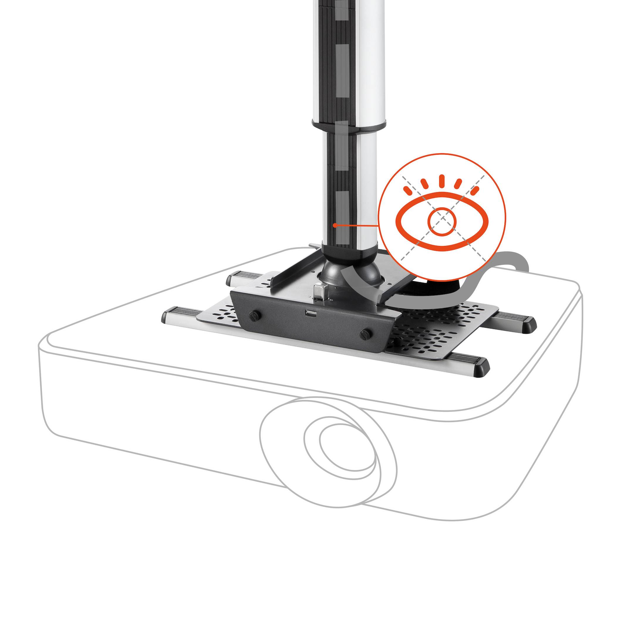 celexon Deckenhalterung universal MultiCel 60110 Expert-3