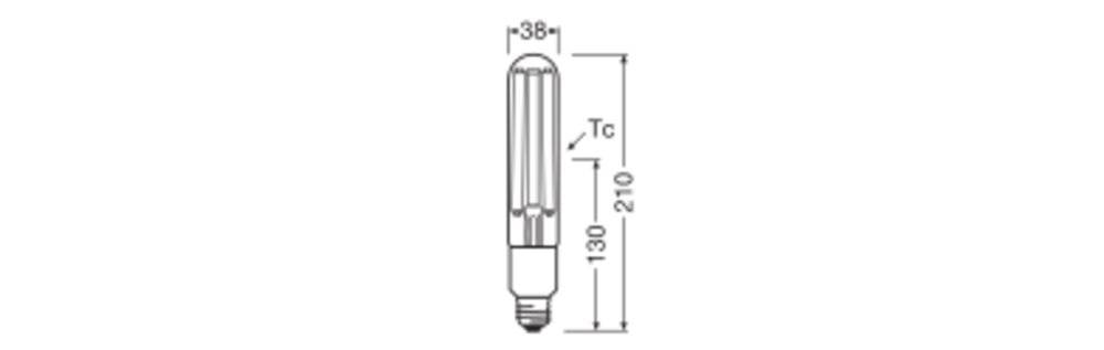 LEDV NAV LED FIL V 35W/740 6000lm (70W) IP65 E27 360° 25000h Filament EEK C Leuchtmittel LED LED-1
