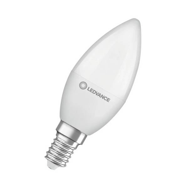 Ledvance Classic LED E14 Kerze Matt 4.9W 470lm - 827 Extra Warmweiß | Ersatz für 40W