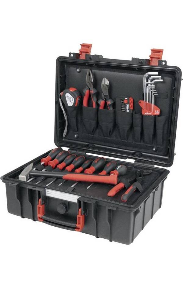 Werkzeugsortiment Basic Set L mechanik 45531 37-tlg.im Schutzkoffer WIHA