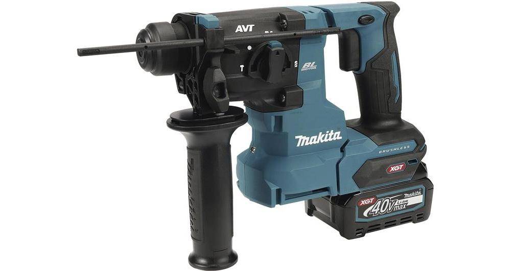 makita Akku-Kombihammer HR010GD201 Sp.40V Drehz.1350 1/min SDS-plus-0