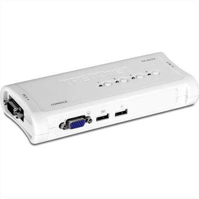 TRENDnet KVM 4-Port USB Switch Kit Multimedia-Technik KVM Switches