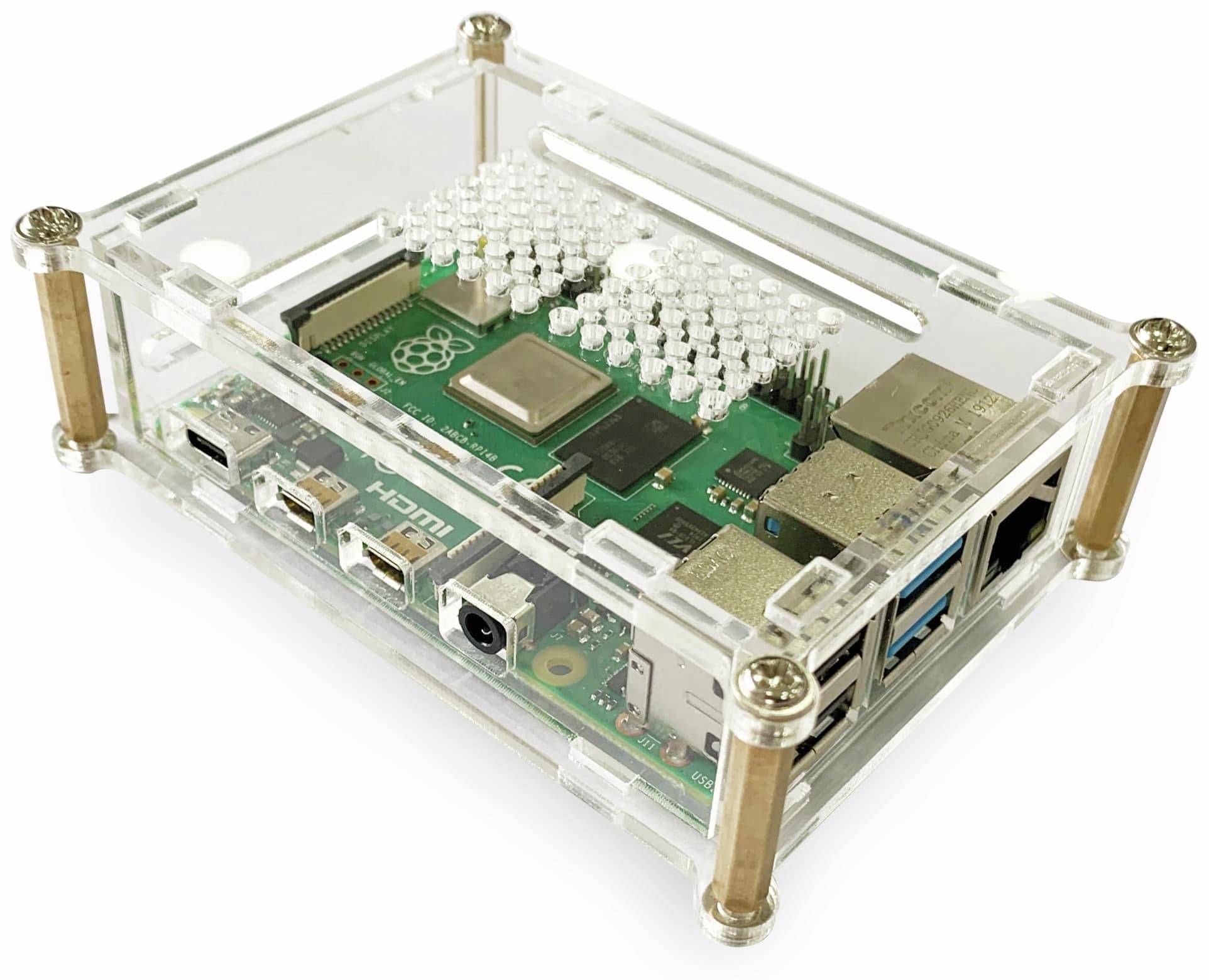 Symbolbild für Joy-it rb-casep4+01 SBC-Gehäuse Passend für (Entwicklungskits): Raspberry Pi® Transparent