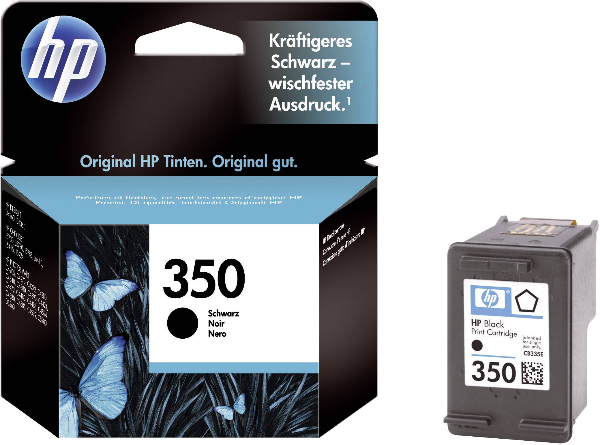 HP 350 Schwarz Tintenpatrone