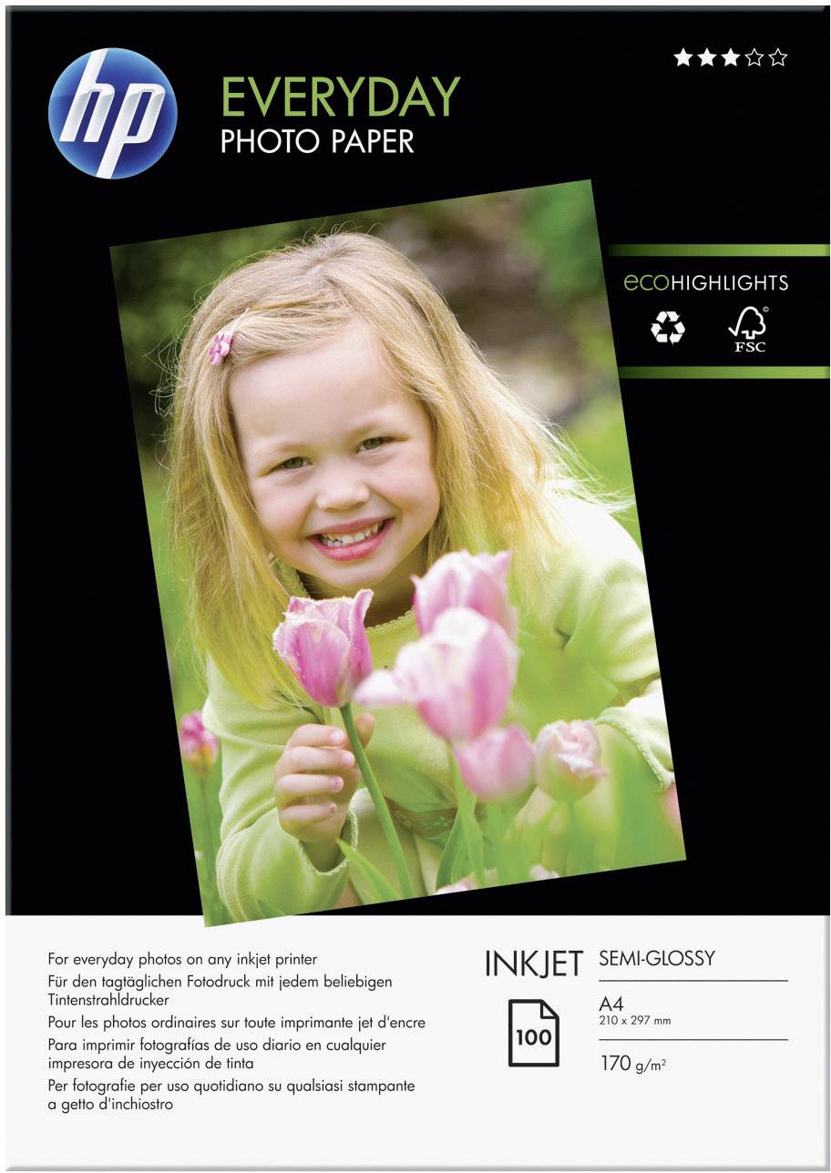 HP Fotopapier Everyday Q2510A DIN A4 200g weiß 100 Bl./Pack.-0