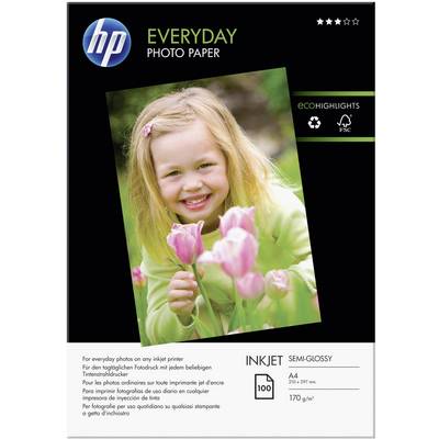 HP Fotopapier Everyday Q2510A DIN A4 200g weiß 100 Bl./Pack.-0