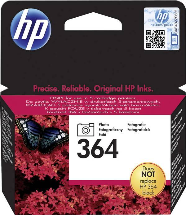 HP Druckerpatrone 364 Original  Photo Schwarz CB317EE