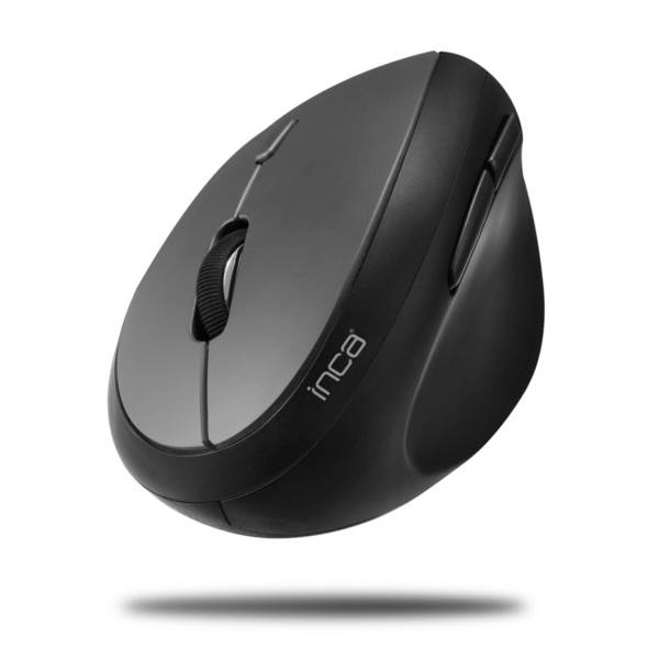 Inca Maus IWM-279G kabellos Bluetooth Optisch 1600 DPI Wireless Funkmaus Grau