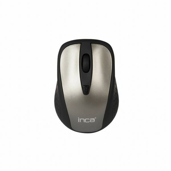 Inca IWM-201R-G Maus kabellos Optisch 1600 DPI Wireless Funkmaus Plug and Play Grau