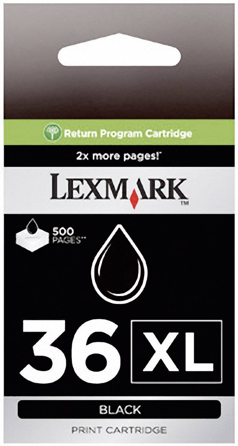 Lexmark Cartridge No. 36XL - Hohe Ergiebigkeit - Schwarz - Original - Tintenpatr-0