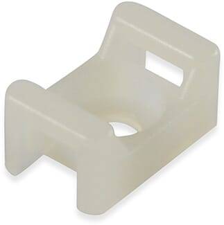 Montagesockel für Kabelbinder 5 mm - PA 6.6, natur - emico-1