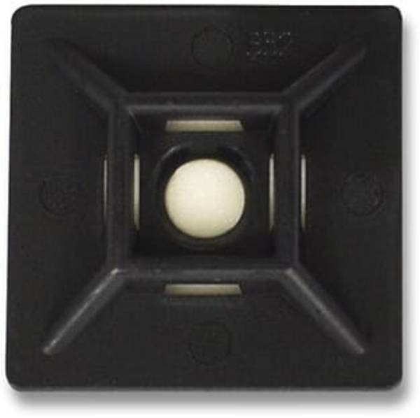 Kabelbindersockel 3,6 mm - PA 6.6, schwarz - emico