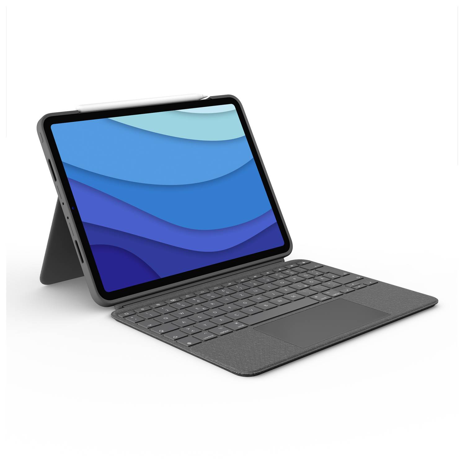 Logitech COMBO TOUCH GREY UK INTNL Grau-1
