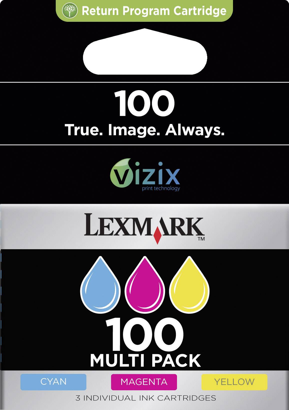 Lexmark Cartridge No. 100 - Gelb, Cyan, Magenta - Original - Tintenpatrone LCCP-0