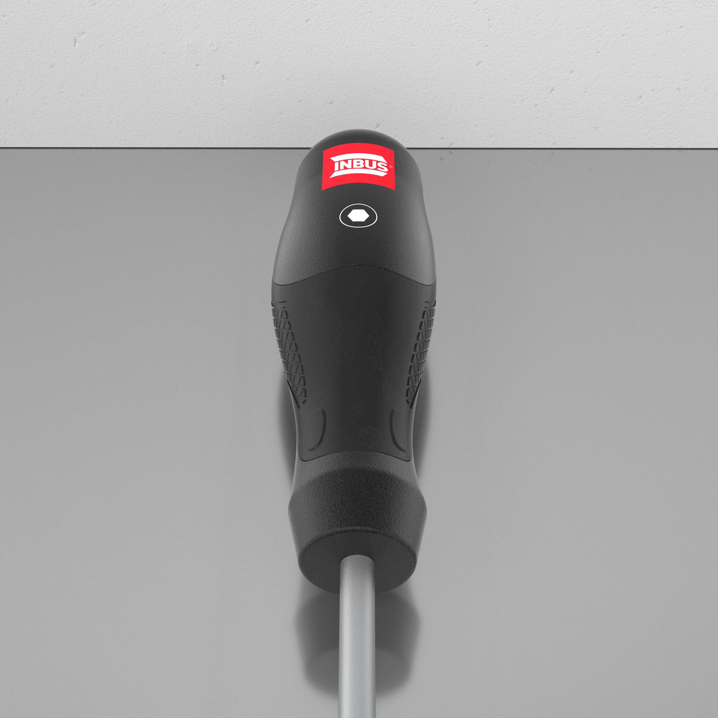 INBUS® 79863 Schraubendreher Set 6tlg, 2.5–8mm, mit Kugelkopf & HybridTouch - Made in Germany-1