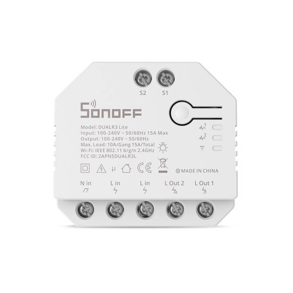 Sonoff - DUALR3 Lite - Intelligenter WLAN-Schalter Sonoff Dual R3 Lite